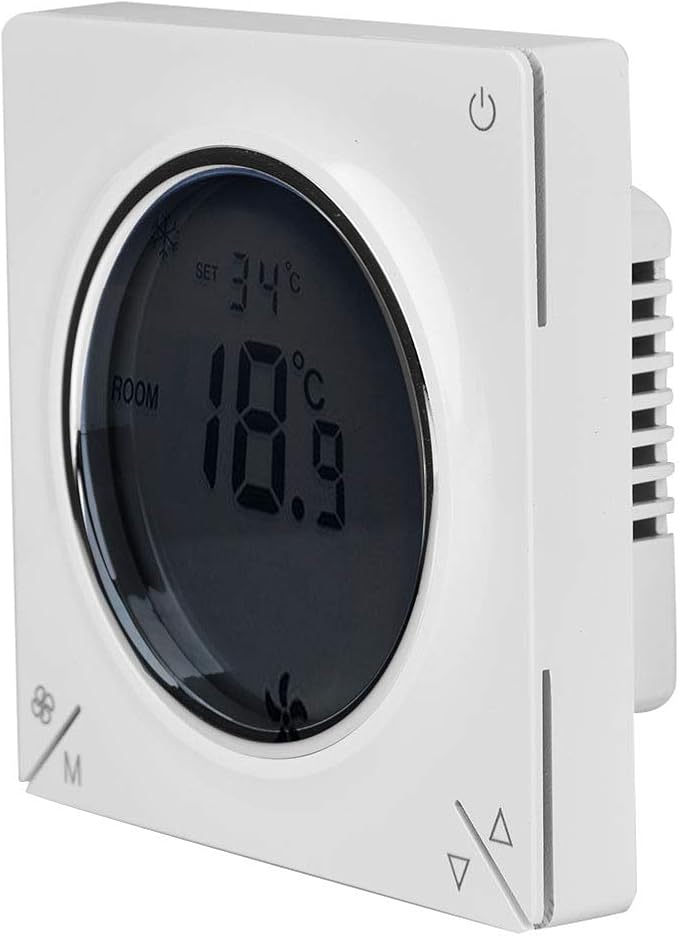 Ymiko Central Thermostat for AC and Heating, LCD Display Temperature Controller - Image 3