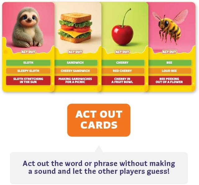 Epic Charades Mini Game for Kids Ages 6+ – Travel-Friendly Mini Edition – 80 - Image 5