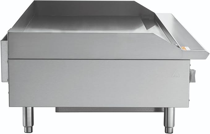 Kratos 48" Wide Commercial Restaurant Gas Countertop Griddle, Thermostatic - Image 3