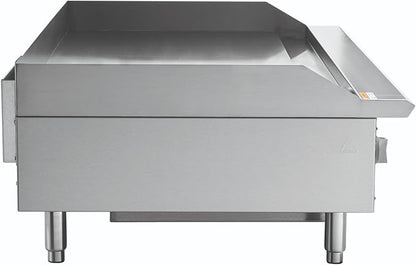 Kratos 48" Wide Commercial Restaurant Gas Countertop Griddle, Thermostatic - Image 3