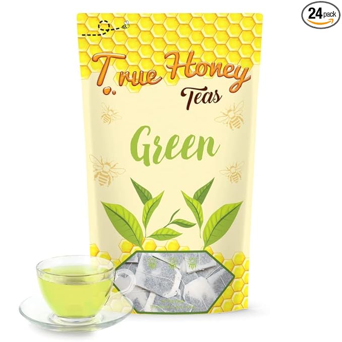 True Honey Green Tea Bags by TrueHoneyTeas