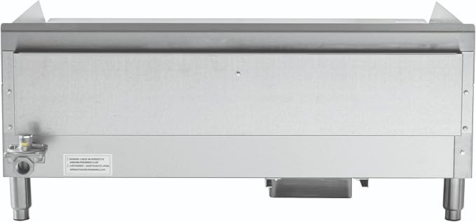 Kratos 36" Wide Commercial Restaurant Gas Countertop Griddle, Thermostatic - Image 4