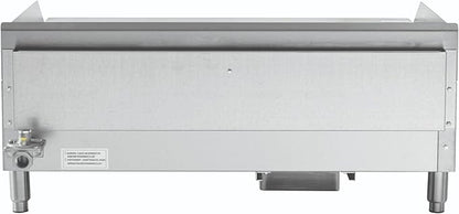 Kratos 36" Wide Commercial Restaurant Gas Countertop Griddle, Thermostatic - Image 4