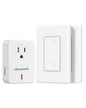 DEWENWILS Wireless Remote Wall Switch and Outlet, Plug in Remote Control Outlet by DEWENWILS