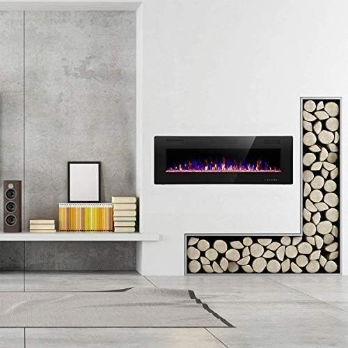 R.W.FLAME 42IN Recessed and Wall Mounted, The Thinnest Fireplace, Low Noise - Image 8