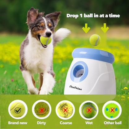 pet prime automatic dog ball thrower launcher for showing dimensions