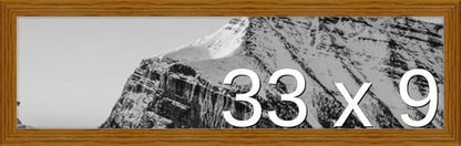 Frame It Easy 33 x 9 Hazel Wood Frame by FrameItEasy