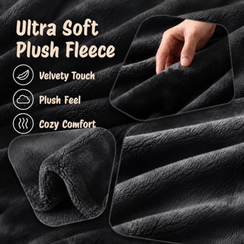 eydna electric heated blanket full size 72"x84",fast heating shown in use