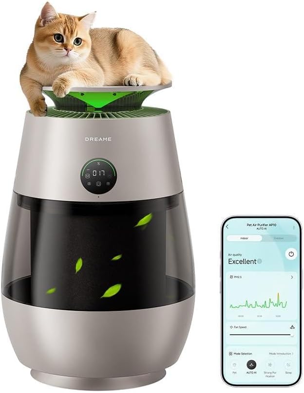 ‌Dreame Pet Air Purifier, Cleans 5, 386 ft² in One Hour, 346 ft² by Dreame
