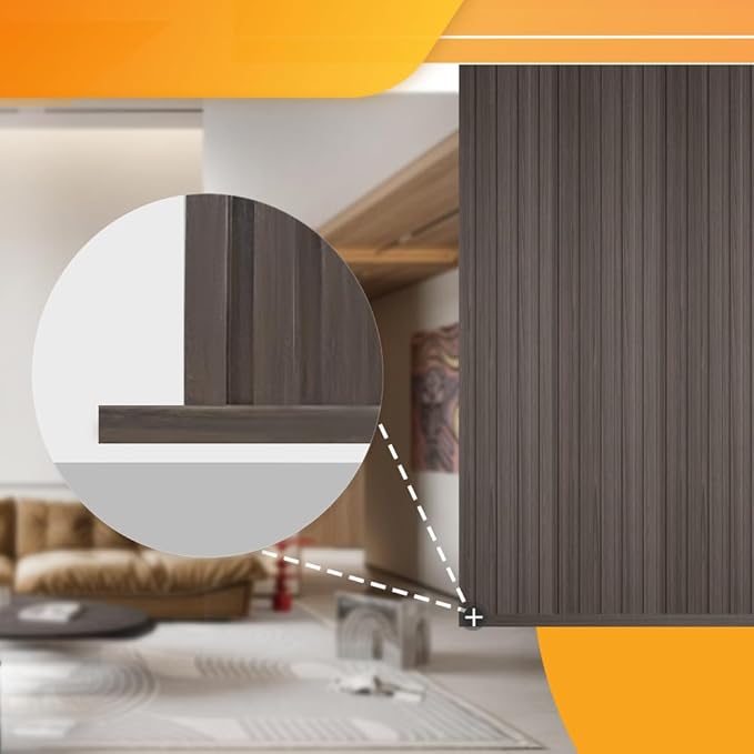 OUZUGIE 8-Pack 57 Inches, WPC Slat Wall Panel Trim, Corner Guard - Image 4