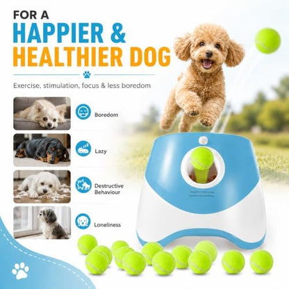automatic dog ball launcher with 3 adjustable shoot, close-up detail
