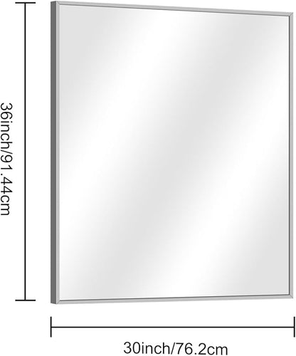 30" x 30"Bathroom Mirror, Decorative Rectangular Vanity Mirror - Image 5