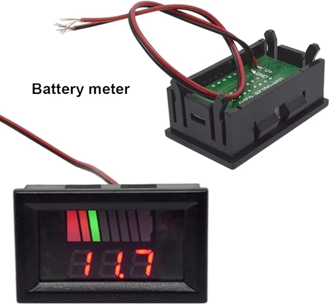 Battery Charge Level Indicator Universal Car Battery Capacity Meter Tester - Image 6