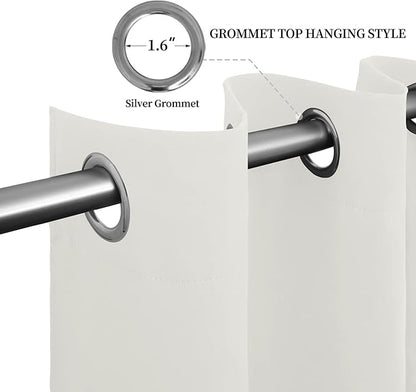 Easy-Going Blackout Curtains for Bedroom, Solid Thermal Insulated Grommet and - Image 5