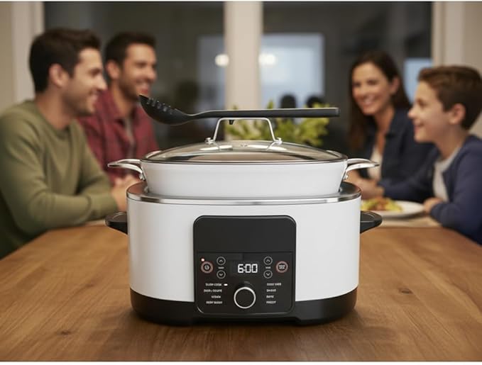 8.5 Quart Large Capacity Multi Cooker, Programmable Electric Pot - Image 8