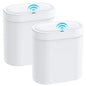 2 Pack 5 Gallon Bathroom Trash Can by SecureSpacesCleanerPlaces