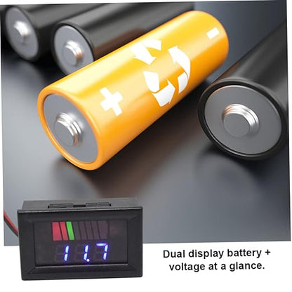 Battery Charge Level Indicator Car Battery Capacity Meter Tester Checker - Image 5