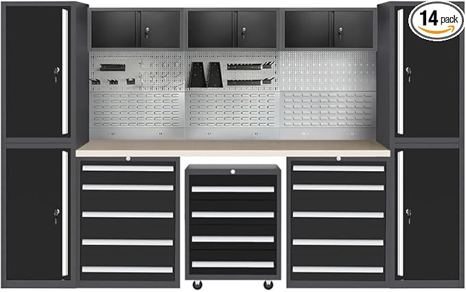 JZD Garage Storage Cabinet System Set by JZD