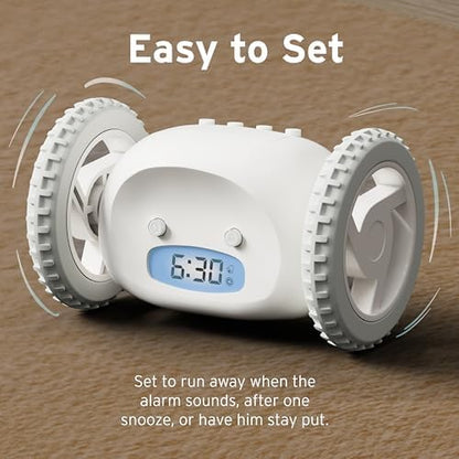 CLOCKY Alarm Clock on Wheels – Loud Rolling Alarm Clock - Image 5