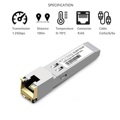 OPSTRAN 1000BASE-T SFP RJ45 Copper Transceiver Module Compatible - Image 2
