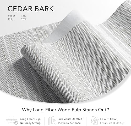 Cordless Blackout Vertical Blinds 45.8"-86" x 96", Cedar Bark | Cordless 99.99% Blackout Panels for Sliding Glass & Patio Doors with Extendable Track and Trimmable Height