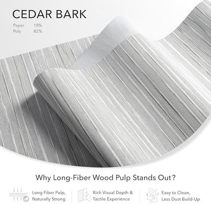 Cordless Blackout Vertical Blinds 45.8"-86" x 96", Cedar Bark | Cordless 99.99% Blackout Panels for Sliding Glass & Patio Doors with Extendable Track and Trimmable Height
