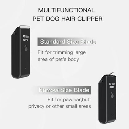 Feet Hair Trimmer, Dog Clippers, Quiet Washable USB Rechargeable Cordless Dog - Image 6