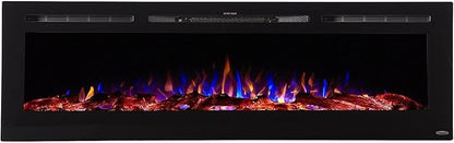 Touchstone Smart Electric Fireplace-The Sideline 72" Wide-in Wall Recessed - Image 10
