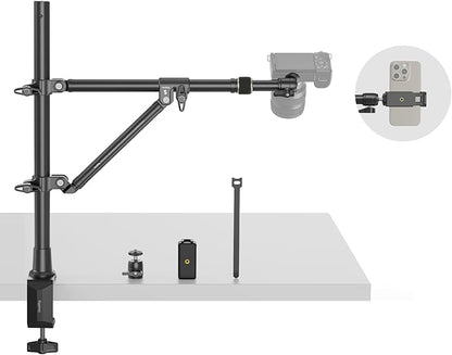 SMALLRIG Triangle Camera Desk Mount, Max. Load 3kg/ 6.6lbs, Overhead Mount by SmallRig