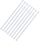 Tension Rods 28 to 48 Inches 8 Pack,Tension Curtain Rod,Spring Tension Rods,Adjustable Extension Spring Rods Closet Rod for Windows,Kitchen, Bathroom,Cupboard,Wardrobe