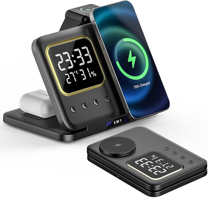 IHAO 5in1 Multi Functional Wireless Charger by IHAO