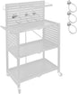 Lumizone Tool Cart 3-Tier Foldable Tool cart on Wheels DIY Use Tool by Lumizone