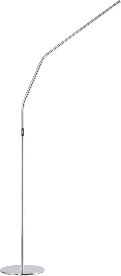 Daylight Slimline 4™ LED Floor Lamp in Brushed Steel by DaylightCompany-USA