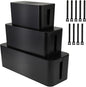 YaeCCC Cable Management Organizer Box Power Strips Hider Power Cords Hider by YaeCCC