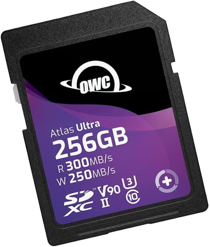 OWC Atlas Ultra 256GB SDXC UHS-II V90 Media Card - Image 3