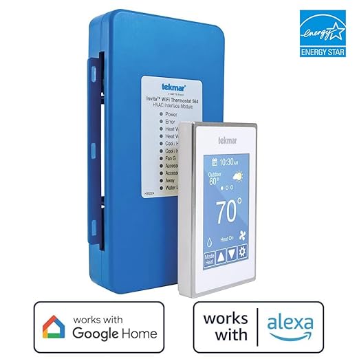 tekmar Invita Wi-Fi Thermostat | 2-Wire, Energy Star Approved, 2-Stage Cool - Image 2