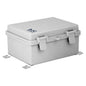 Co. ABS 6.6" x 8.7" x 4.3" Waterproof IP67 Hinged Electronics Box by DJCSupplyCompany