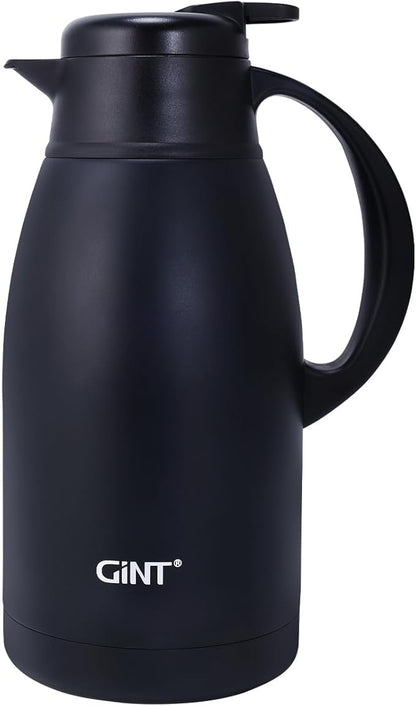GiNT Stainless Steel Thermal Coffee Carafe, Double Walled Vacuum Water and by WelcometoGiNT