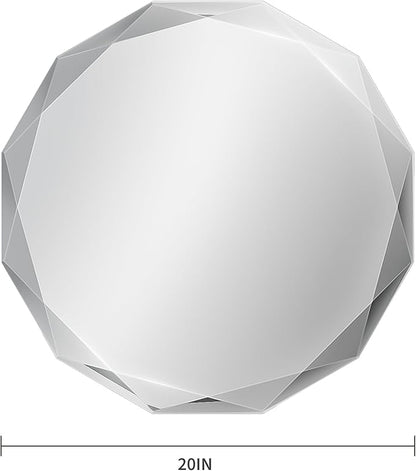 Suidia Bathroom Mirror, Frameless Bathroom Mirror - Image 6