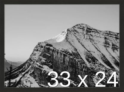 Frame It Easy 33 x 24 Coffee Wood Frame by FrameItEasy