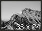 Frame It Easy 33 x 24 Coffee Wood Frame by FrameItEasy