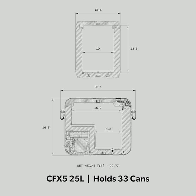Dometic CFX Electric Cooler | Portable Freezer | CFX5 & CFX3 Series | AC/DC or - Image 2