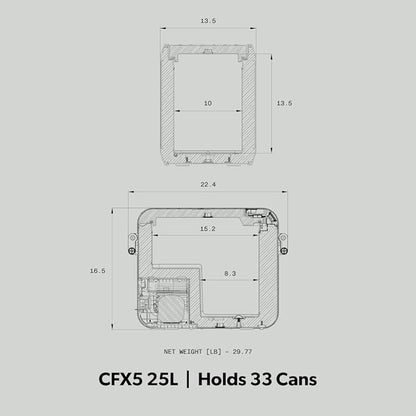 Dometic CFX Electric Cooler | Portable Freezer | CFX5 & CFX3 Series | AC/DC or - Image 2