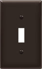 ENERLITES Toggle Light Switch Wall Plate, Gloss Finish, Size 1-Gang 4.50" x by Enerlites
