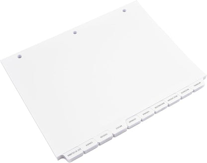 Exhibitindexes® State Divider Tabs/Indexes 3 Hole Punched - Image 5