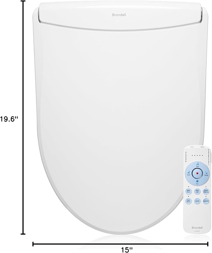 Brondell LS1800-RW Swash Electric Bidet Toilet Seat - Image 11