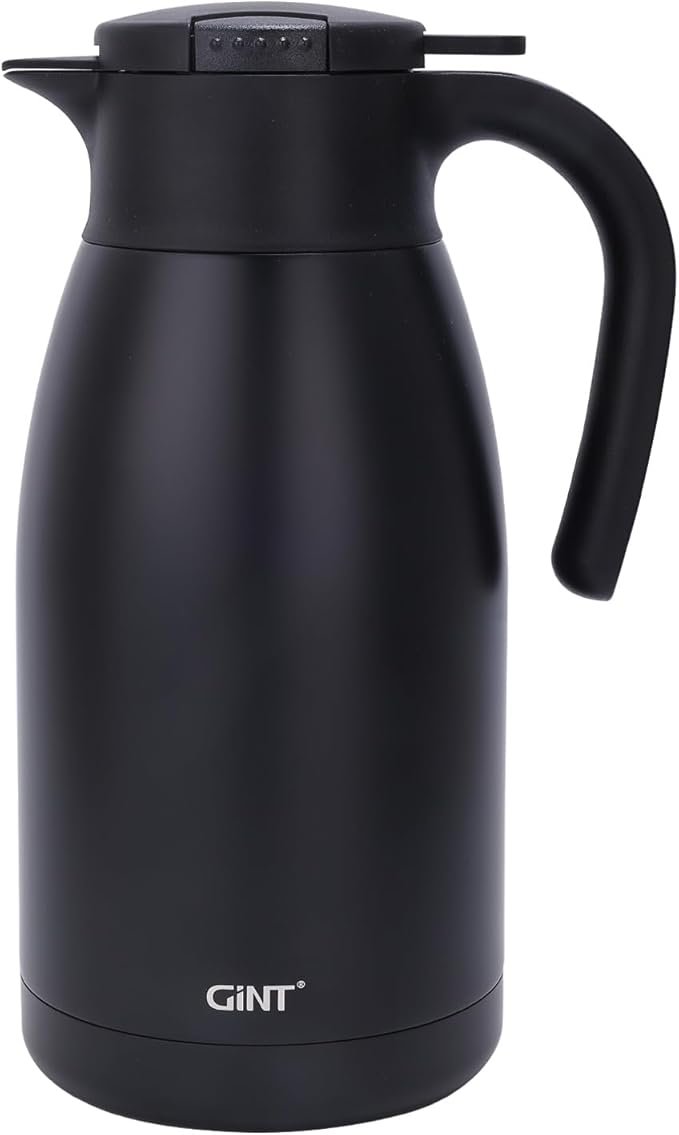 GiNT 1.9L / 64Oz Thermal Coffee Carafe, Insulated Stainless Steel Coffee Carafes by WelcometoGiNT