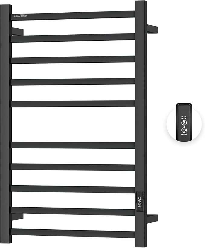 Towel Warmers for Bathroom, Heated Towel Rack Wall Mounted Large Racks by AQUATREND