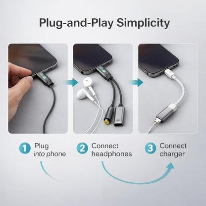 Mizi [2025 Upgraded USB-C to 3.5mm Headphone & Charger Adapter – 2-in-1 Type-C - Image 6