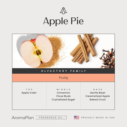 AromaPlan Hotel Scent Diffuser Oil Apple Pie 5 Fl Oz Fall Collection– Luxury - Image 2